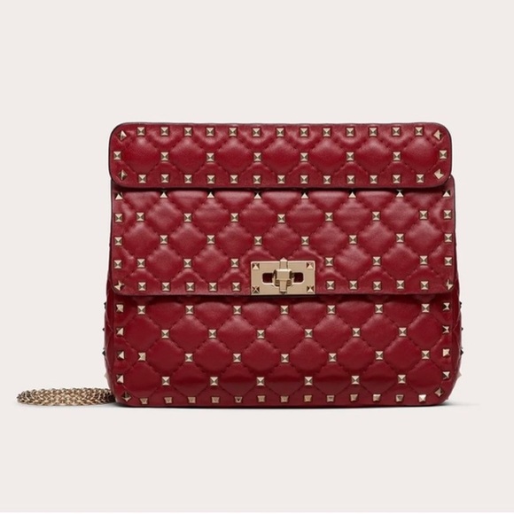 Medium Rockstud Napa Leather bag - Picture 1 of 10
